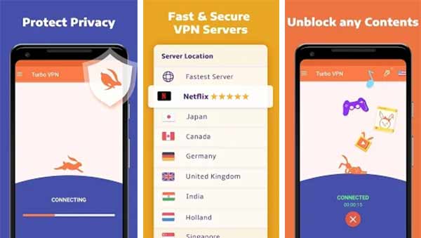 Turbo VPN app details