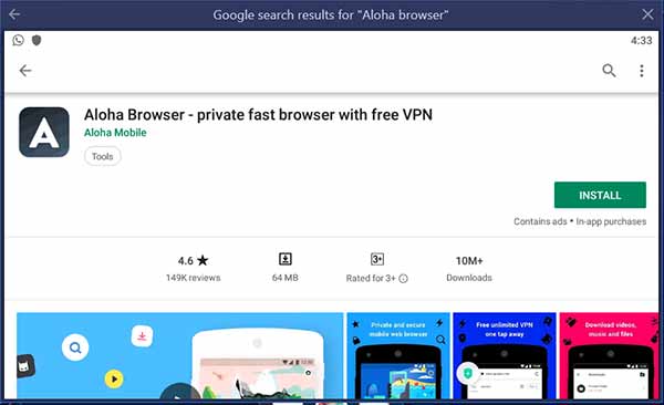 install browser app
