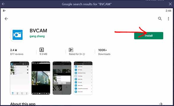 BVCAM For PC install