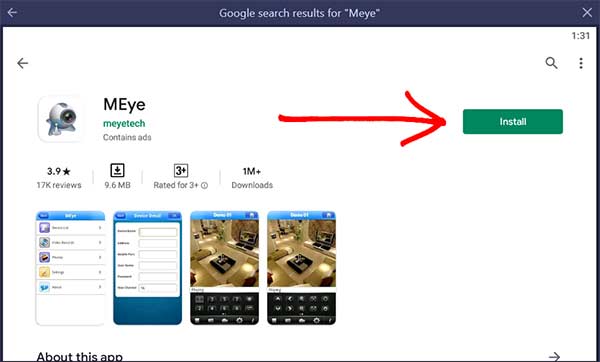 Meye app install