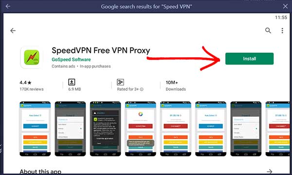 speed vpn app install