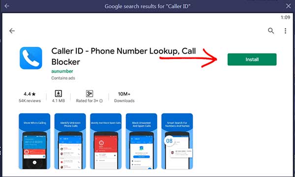 Caller ID App install