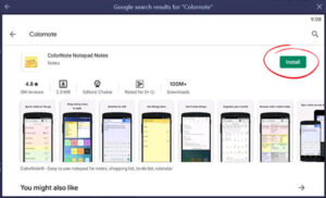 Как установить colornote на windows 10