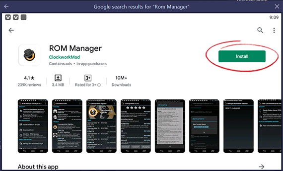 Rom manager for Windows