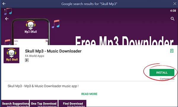 Skull Mp3 Music Downloader For PC
