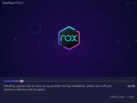 Nox Player Installation process