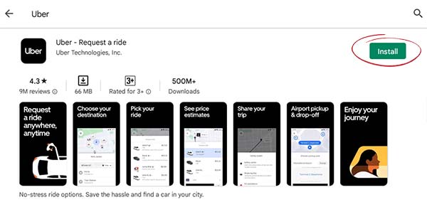 Uber App download