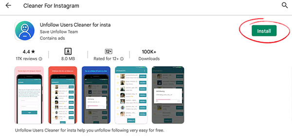 Cleaner For Instagram App Download