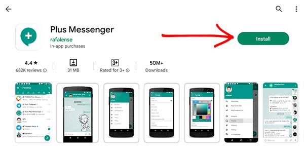 Plus Messenger App download