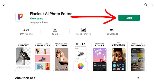 PixelCut App Download