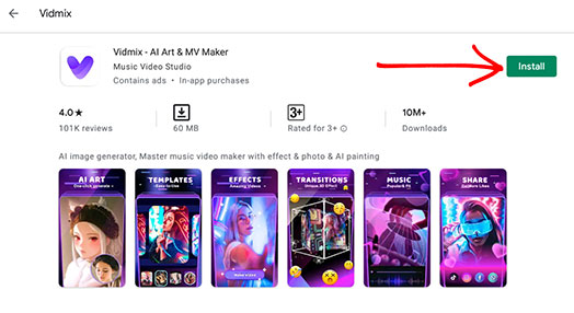 Vidmix App Download