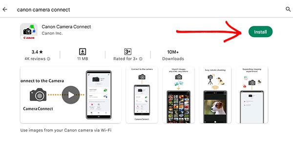 Canon Camera Connect App Download