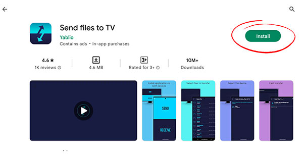 Send Files to TV Download