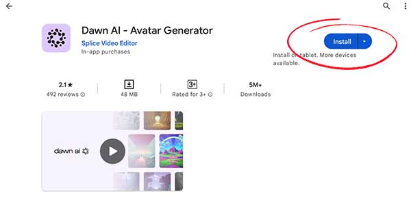AI Avatar Generator App Install
