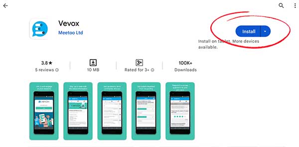 Vevox App Install