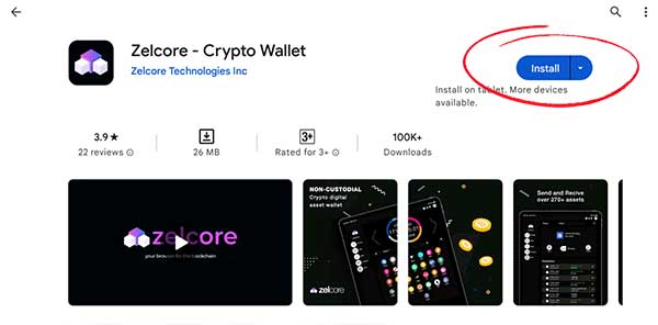 Zelcore Wallet App Install