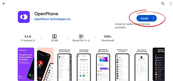 OpenPhone App Download